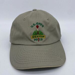 USGA Golf Hats Adult OSFA Grey US Open Merion 2013 Strap Back Outdoor‎ Logo Mens
